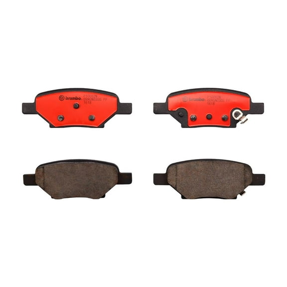 Brembo P10062N NAO BRAKE PADS Fits select: 2008 PONTIAC G6 BASE/SE, 2009-2010 PONTIAC G6