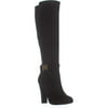 Womens Bebe Barya Heeled Knee High Boots, Black, 11 US