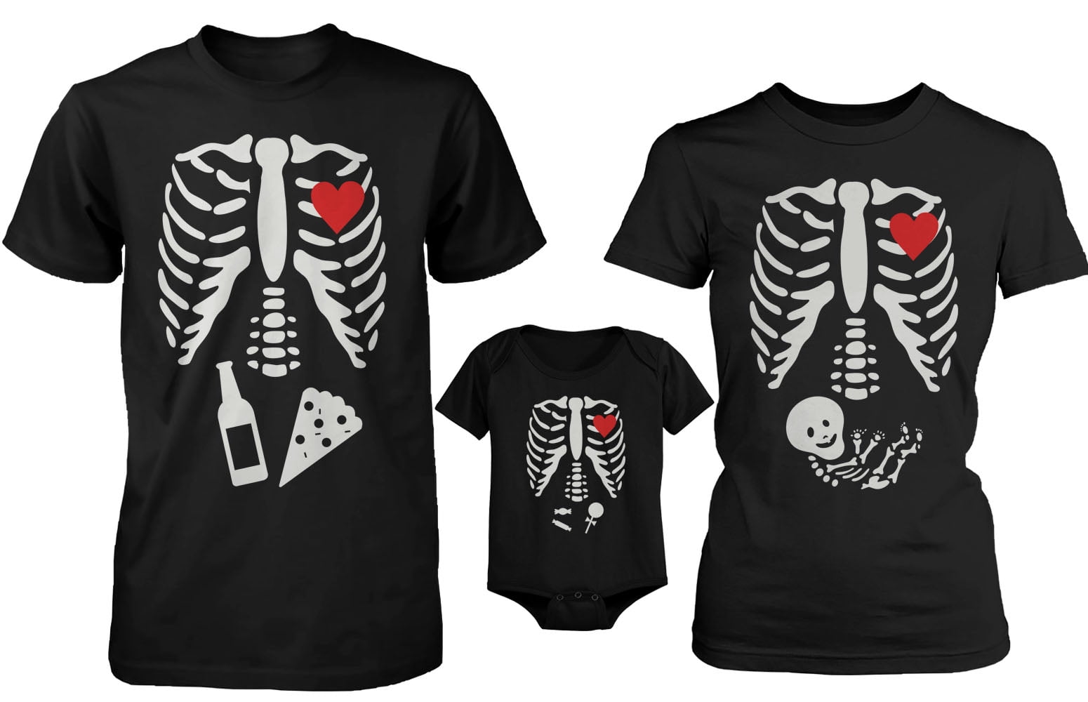 skeleton baby grow