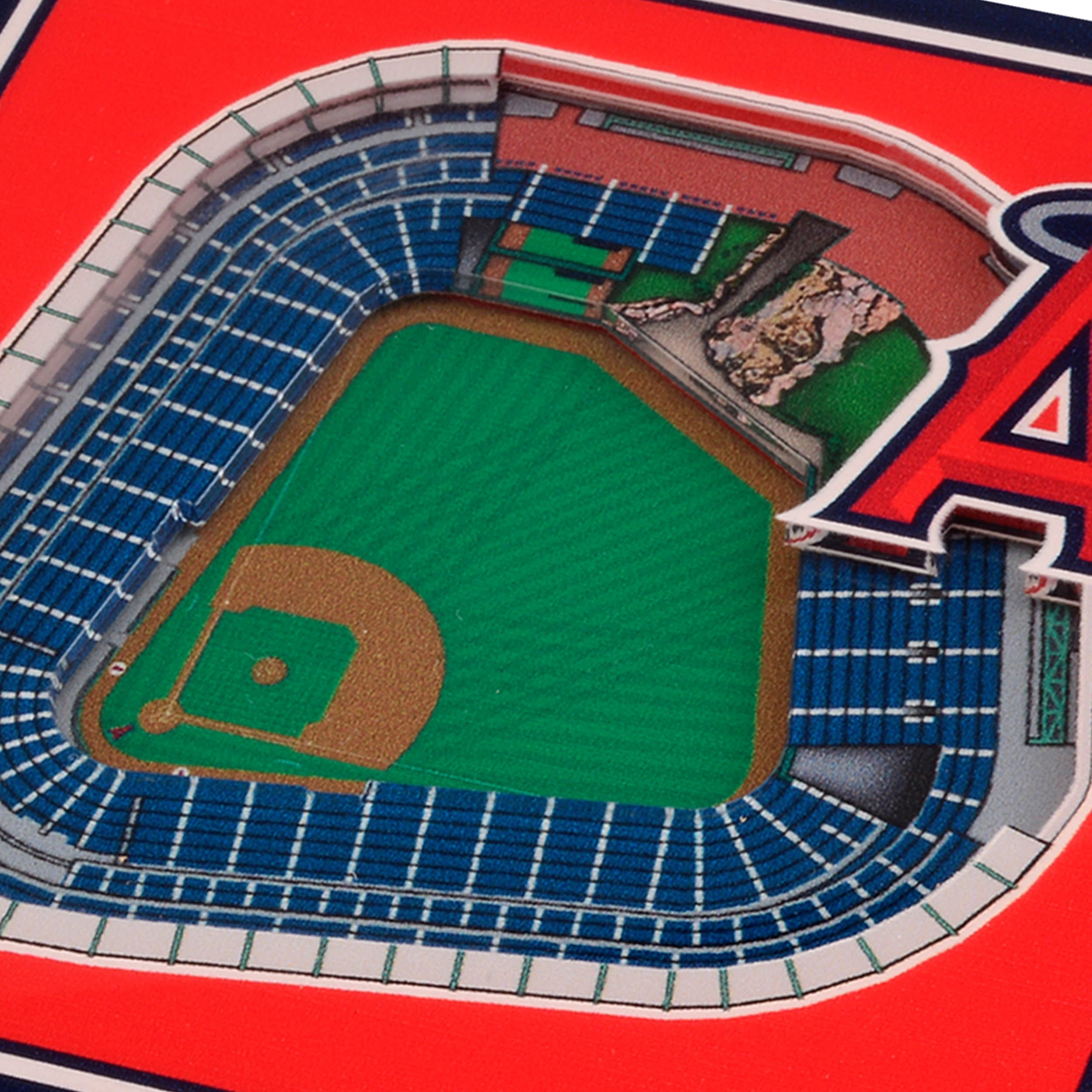 YouTheFan MLB Los Angeles Angels Stadiumview Cribbage