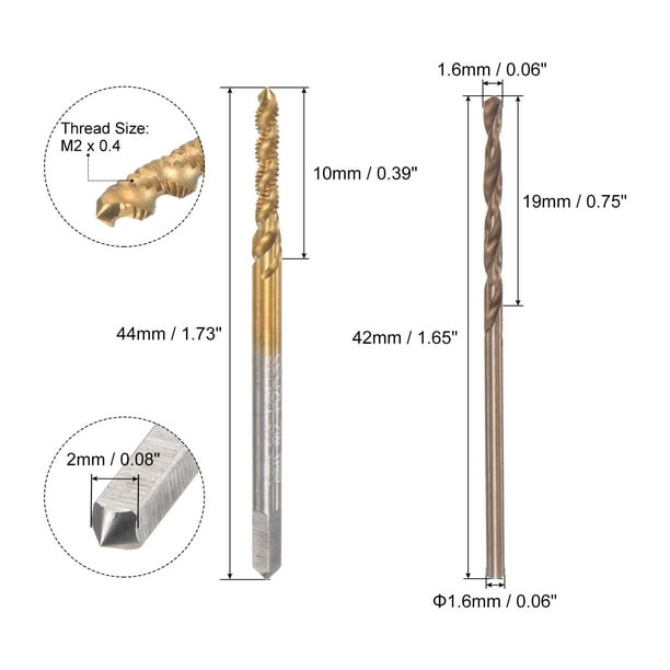 0.4 mm drill bit outlet
