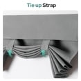 thumbnail image 4 of Cortinas para puertas y ventanas HOMEIDEAS Blackout, gris francés, 66 x 100 cm, 4 of 9