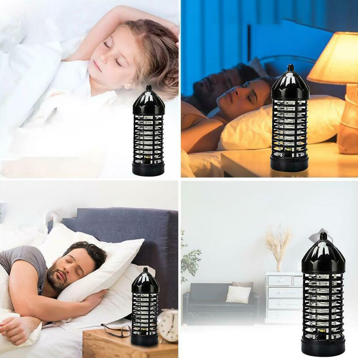 Electric Mosquito Killer Lamp Fly Bug Insect Zapper Trap for Outdoor Indoor