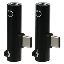 unbranded 2 Pcs Headphone Adapter Mobile Type- and Charging Dongle