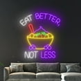 thumbnail image 4 of Handmadetneonsign Eat Better Not Less Neon Sign, Acai Bowl Wall Art Decor, Acai Bowl Fruit Wall Decor, 4 of 5