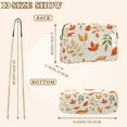 thumbnail image 4 of FORMRS Women Crossbody Purse with Chain Strap Vegan Leather Shoulder Handbag, Beige Autumn Leaves, 4 of 7