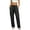 Black, variant on Women's Hiking Pants, Lightweight Soft Travel Cargo Trousers, Straight Leg Baggy Hiking Pants with Zipper Pockets, Casual Outdoor and Daily Work Cargo Pants, Athletic Casual Clothes Blackish Green