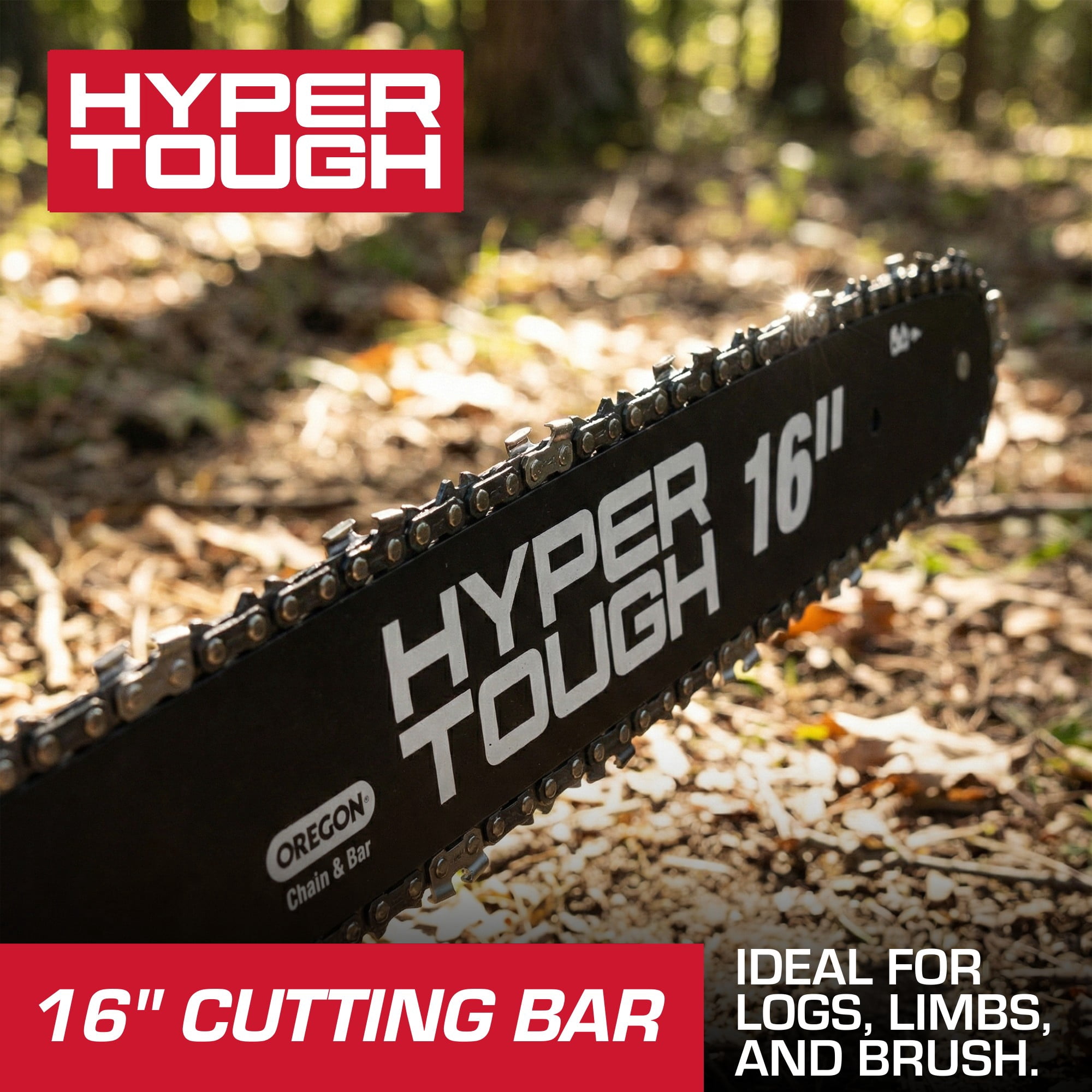 Hyper Tough 16" 46cc 4-Cycle Gas Powered Chainsaw