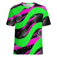 thumbnail image 5 of Animal Print Patterns Women's Short Sleeve T-Shirt Crew Neck Casual Summer Trendy Loose Fit Tops, 5 of 6