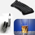 thumbnail image 5 of ​12PC Bullet Ice Cube Trays Black Whiskey & Cocktail Molds Made with Food-Safe PP Plastic, Easy Release Freezer Tray for Bourbon Enthusiasts, Novelty Gift for Men & Home Bar Essentials​​ Black, 5 of 6