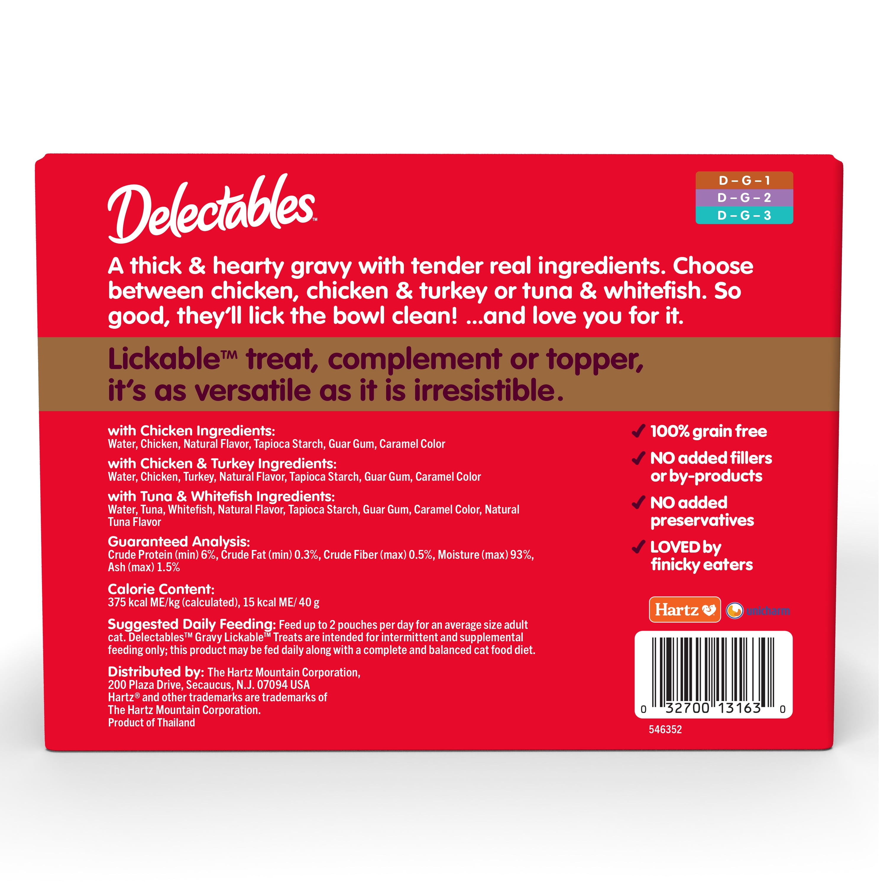Delectables Gravy Variety Pack Lickable Cat Treats, 1.4-oz pouch, 30 count