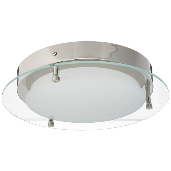 DESIGNERS FOUNTAIN LED1294-PN Edge Lit Flushmount, Polished Nickel