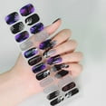 thumbnail image 6 of JZROCKER Halloween Nails Stickers Glow in the Dark Gels Nails Strips Full Nails Wrap, 6 of 21