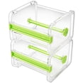 thumbnail image 2 of Hltser 2 Pack Transparent Visible Desktop Washi Tape Dispenser Tape Cutter Tape Holder (Not Include Masking Tape)- (Green), 2 of 6