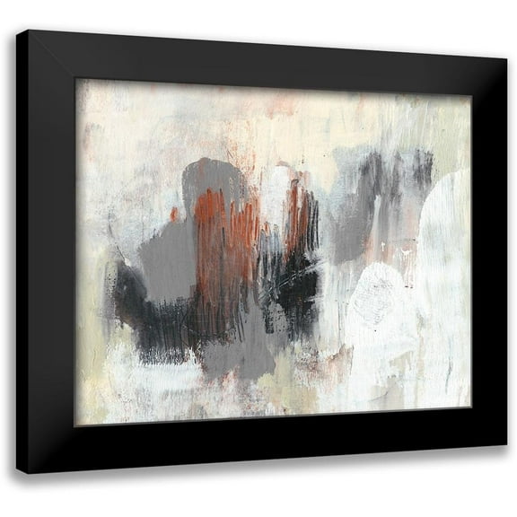 Goldberger, Jennifer 14x12 Black Modern Framed Museum Art Print Titled - Neutrals and Rust II