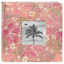 TROPICAL HIBISCUS Cloth 2-up photo album by Pioneer - 4x6