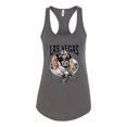 thumbnail image 2 of Wild Bobby Las Vegas Fan LV Fantasy Sports Women Racerback Tank Top, Dark Grey, Large, 2 of 5