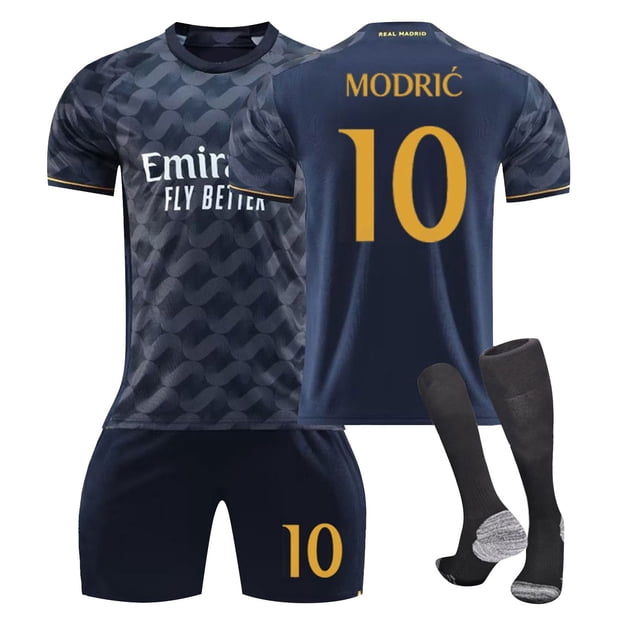 23/24 Camiseta de Fútbol para Niños - Conjunto de 3 Piezas de Ropa Deportiva de Fútbol - Camiseta de Regalo para Fanáticos 16