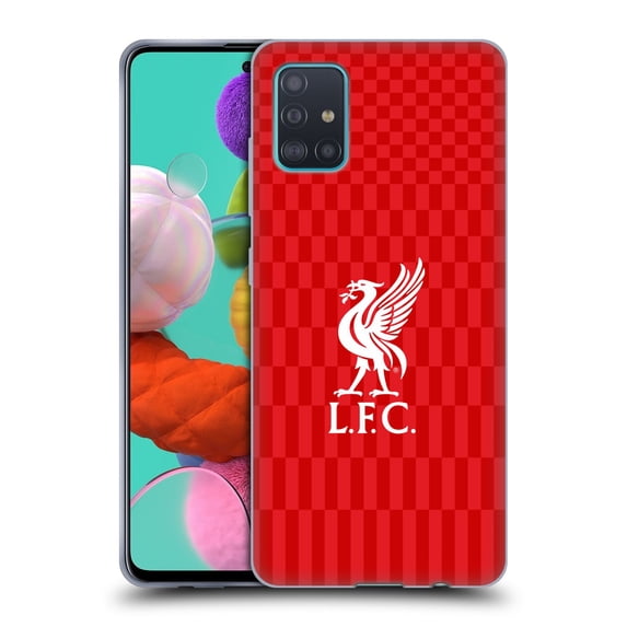 Head Case Designs Officially Licensed Liverpool Football Club Liver Bird White On Red Kit Soft Gel Case Compatible with Samsung Galaxy A51 (2019)