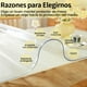 thumbnail image 4 of Mantel Protector De Mesa Transparente De PVC 90×160cm, Mantel para Mesa Rectangular Resistentes al Agua y al Aceite, Manteles de Plastico para Mesas de Comedor, Café y Escritorios, 4 of 7