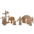 thumbnail image 2 of Easter Nativity Set,handcrafted Wooden Resurrection Scene Risen Christ Figure Easter Table Ornament Home Decor, 2 of 4
