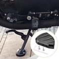 thumbnail image 1 of Extensión de pata de cabra para motocicleta, fabricada en aleación de aluminio. Reemplazo resistente para pata de cabra de motocicletas de 125 y 150 Negro, 1 of 8