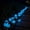 Blue-4C, variant on MMJ Glow in the Dark Sea Shells Starfish Stones Luminous Fish Tank Garden Vase Filler Decor 1-2cm Blue