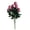 Rose Red, variant on Visland Artificial Rose Flower Vivid Retro 9 Heads Easy Care Simulation Flower for Hotel 