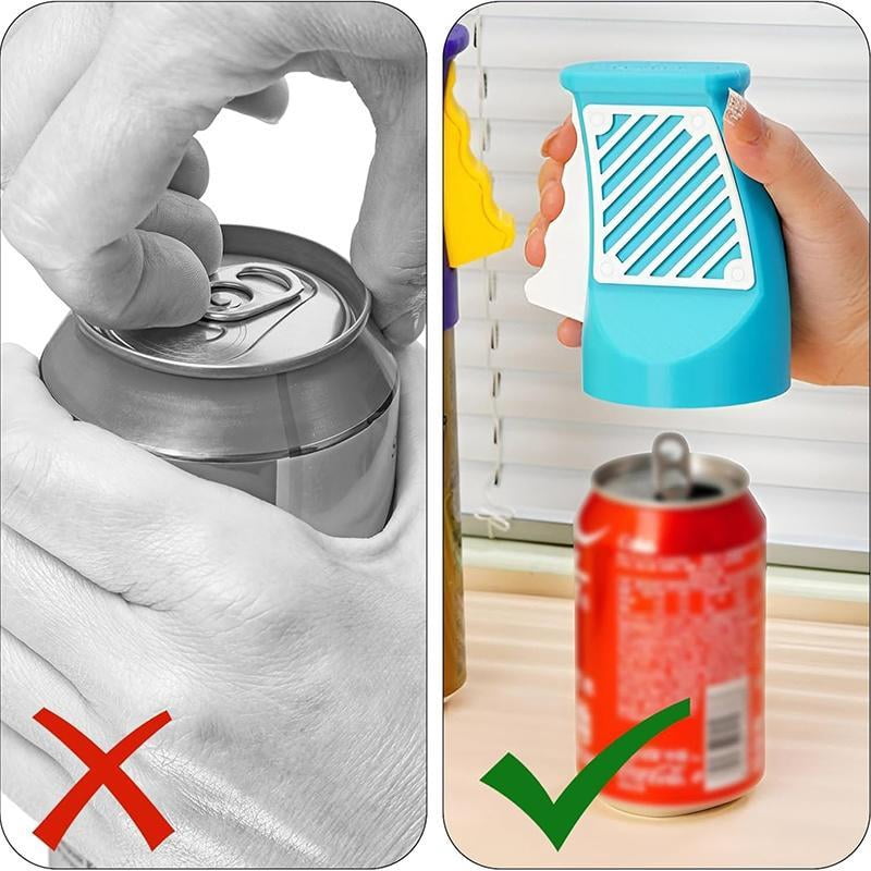 1Pieces 3D-Printed Small Can Opener Wear Resist Portable Beverage Open Tool Ergonomics Beer Can Opener Outdoor Tableware