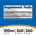 thumbnail image 5 of Nutricost 5-HTP 100mg, 240 Vegetarian Capsules (5-Hydroxytryptophan) - Non-GMO & Gluten Free, 5 of 5
