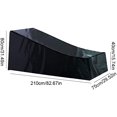 thumbnail image 4 of Sun Chair Cover, Tela Oxford 210D Impermeable, A Prueba De Viento, A Prueba De Polvo, Cubierta Protectora Contra El Sol Y El Sol, Adecuada Para Sillas De Ocio Diario, Muebles, Etc.,208cm*76cm*79/41cm brillar Electrónica, 4 of 5