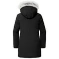 thumbnail image 2 of Wantdo Women's Plus Size Mid Length Winter Puffer Coat Thicken Water-Repllent Long OverCoat Black 2X, 2 of 8