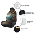 thumbnail image 6 of Honeii Owl Globe Sculpture for Car Seat Covers Full Set, Seat Covers for Cars, Car Seat Protector Waterproof, Leather Car Seat Cushion-1, 6 of 9