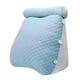 thumbnail image 4 of Almohada triangular en forma de cuña para cabecero, cojín de respaldo ajustable para sentarse azul, 4 of 9