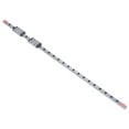 Linear Rail Guide MGN9H 500mm Double Extended Block Linear Slide Rail Guide for 3D Printer DIY