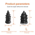 thumbnail image 2 of Tignapoo 10-Pack Heavy-Duty Tire Repair Nails for Motorcycles and Vehicles - No-Disassemble, Quick-Repair Mushroom Plugs for Puncture Fixing - Available in Large Size, 2 of 5