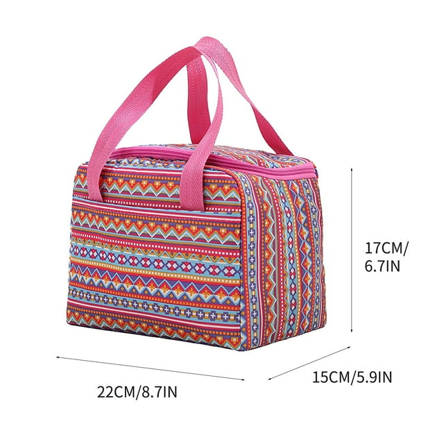 Sacs Thermiques pour Aliments Froids et Chauds Sac Bento Étudiant avec Riz Sac à Lunch Portable Sac Isotherme Boîte à Lunch Sac Boîte à Lunch Qui Garde les Aliments Chauds Boîte à Lunch Garde les Aliments Chauds