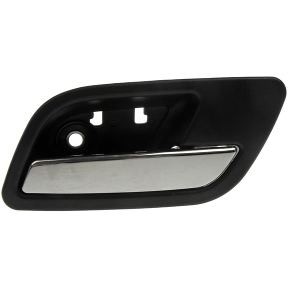 Dorman 81195 Rear Passenger Side Interior Door Handle for Specific Chevrolet / GMC Models, Chrome Lever; Black Housing