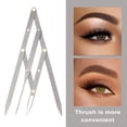 thumbnail image 4 of Tnobhg Tattoo Eyebrow Ruler Tattoos Scale 3 Point Positioning Balancing Ruler Stainless Mini Vernier Caliper Golden Ratio Eyebrow Gauge Measuring Tool, 4 of 8