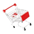 thumbnail image 1 of destyer Mini Shopping Cart Trolley Toy Red, 1 of 9