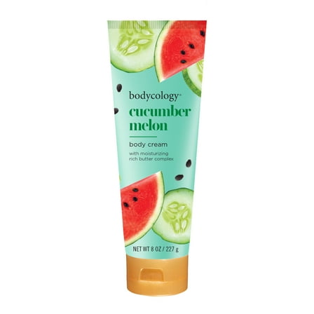Bodycology Shea Butter Body Cream, Cucumber Melon, 8 oz.
