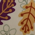 thumbnail image 4 of E by Design Flipping For Fall Retro Leaves Print Outdoor Pillow, 4 of 4