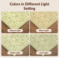 thumbnail image 7 of Design&I 2'x3' Washable Doormat Sage Cream Checkered Waffle Featuring Symmetrical Banded Bathroom for Entryway, Indoor, Ultra-Thin & Non-Slip Skid-Resistant, 7 of 7