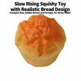 thumbnail image 3 of Slow Rising Squishy Toy with Bread Design, Compact Size, Golden Brown and Orange, for Relaxation, Simulated Toy, 3 of 3