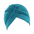thumbnail image 2 of pitrice Bonnet Plissé Pré-Noué pour Femmes Turban de Soleil, 2 of 7