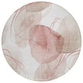 thumbnail image 2 of Addison Rugs Chantille Indoor/Outdoor Contemporary Organic Merlot Washable Round Rug, 8' x 8', 2 of 6