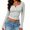 Gray, variant on Tqcoqu Women's 2026 Fall Long Sleeve Henley T Shirts,Button Ribbed Knit Slim Fit Basic Tops Blouse Casual Outfits,Beige Women's S-XXL
