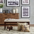 thumbnail image 3 of iNSPIRE Q Hawthorne Upholstered Espresso Finish Bench by  Bold, 3 of 5