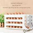 thumbnail image 3 of 4 Tiers Egg Holder For Fridge Auto Rolling Fridge Egg Organizer,Egg Dispenser For Refrigerator Space-Saving Egg Holder Egg Storage For Refrigerator Large Capacity Eggs Dispenser (Grey), 3 of 5