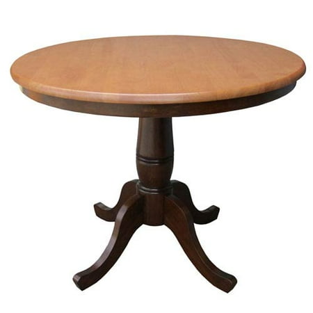 30 Inch Tall 36 Round Top Cinnamon And Espresso 30 Inch Tall 36 Round Top Cinnamon And Espresso